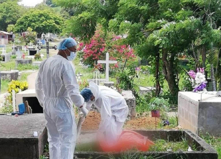 Exhumación niña La Ceiba
