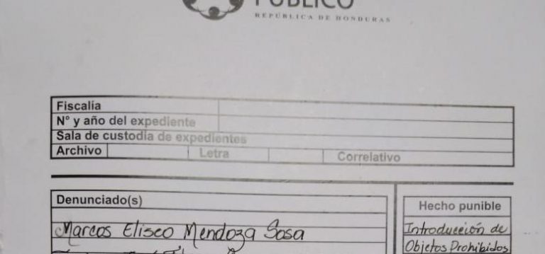 MP formaliza acusación contra militar que intentó introducir lote de teléfonos celulares a módulo de máxima seguridad del penal de Támara