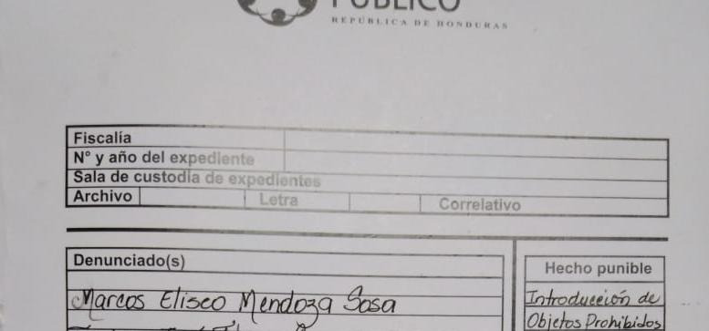 MP formaliza acusación contra militar que intentó introducir lote de teléfonos celulares a módulo de máxima seguridad del penal de Támara
