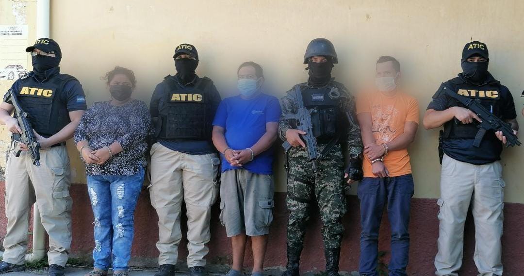 ATIC captura a tres personas en allanamientos en Copán