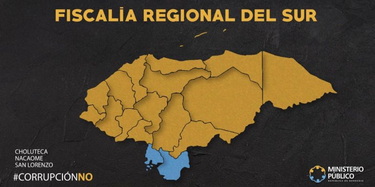 Mapa Regional del Sur