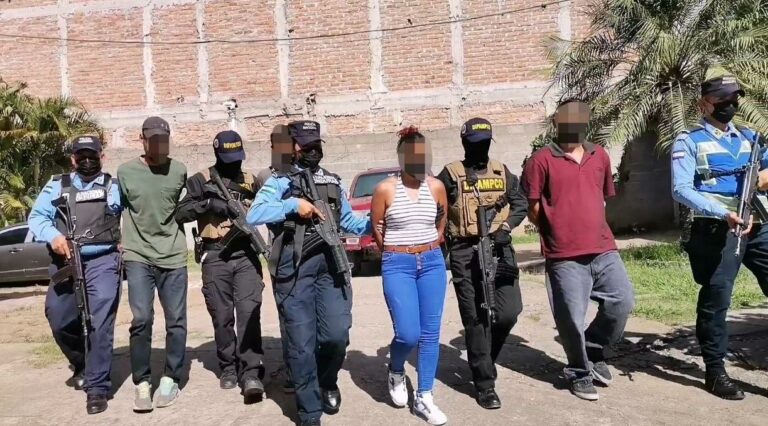 Prisión preventiva para cinco presuntos distribuidores de droga en Comayagua