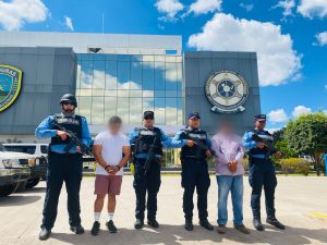 Capturan en Choluteca a dos supuestos integrantes de estructura dedicada al tráfico de personas